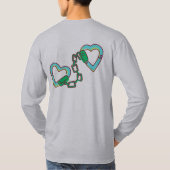 tshirt manches longues valentine's day pour cadeau (Dos)