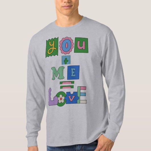 tshirt manches longues valentine's day pour cadeau (Devant)