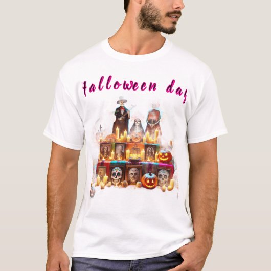 Tshirt men halloween party  (Devant)