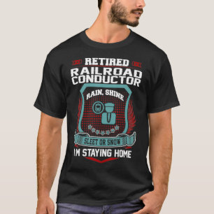 Tshirt met thuisbasis van spoorstaafgeleider in ru