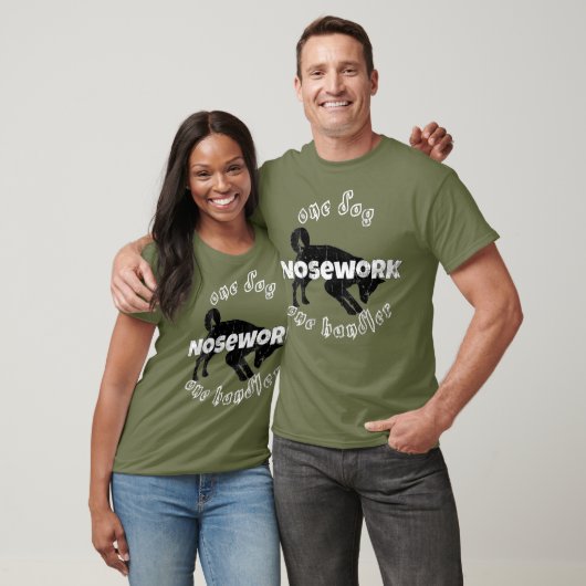 Tshirt Nosework Un chien Un seul gestionnaire_1 (Unisexe)