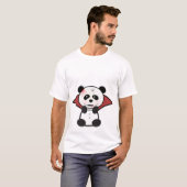 Tshirt Panda Vampire Vampire Halloween (Devant entier)