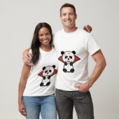 Tshirt Panda Vampire Vampire Halloween (Unisexe)