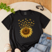 Tshirt Papillon tournesol
