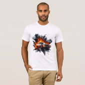 TShirt Pas de Freins. Juste Blaze (Devant entier)