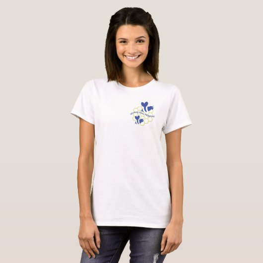TShirt pour femmes, petit logo (Devant entier)