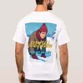 Tshirt Recall , find love, memories in snowfall  (Dos)