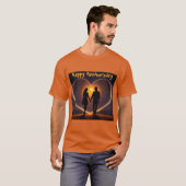 Tshirt romantique Moonlit Couple Anniversaire (Devant entier)