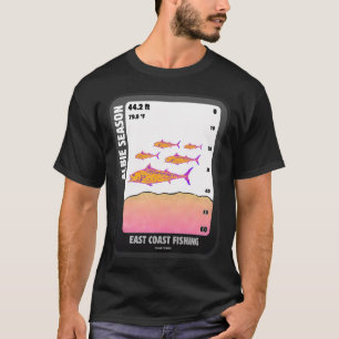 TShirt Saison Albie Fish Finder Pêche Côte Est