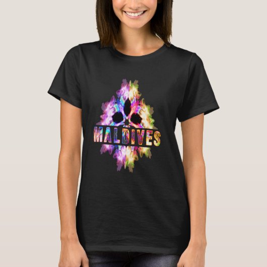Tshirt souvenir des Maldives Cultura étrangère des (Devant)