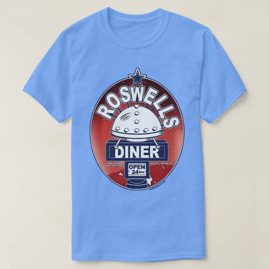 Tshirt Souvenir Roswells Diner (Design devant)