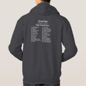 Tshirt /sweat - shirt à capuche avec écriture clai (Dos)