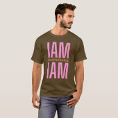 Tshirt texte unique Gras Je ne peux pas arrêter (Devant entier)