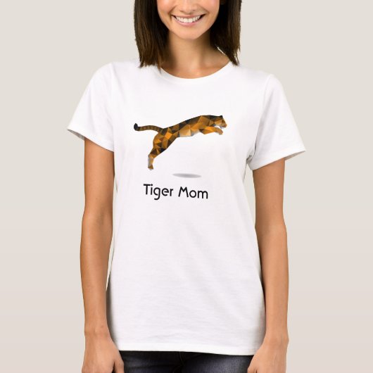 Tshirt Tiger Maman - Tiger Tigre Moderne (Devant)