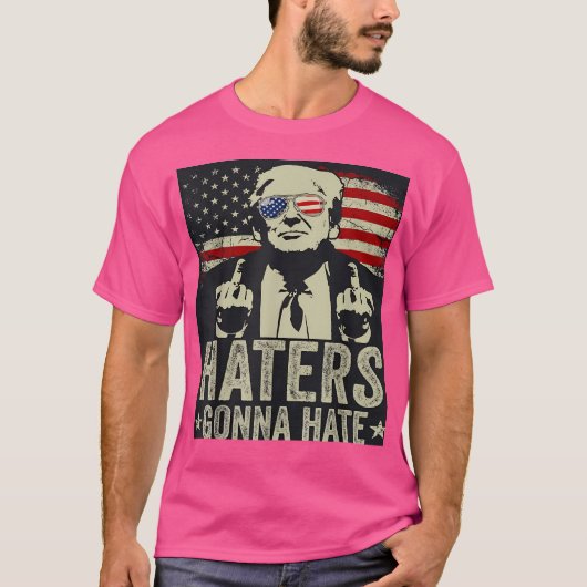 Tshirt Trump Hatters va haïr (Devant)