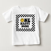 TShirt Un heureux gars premier anniversaire à carr (Devant)