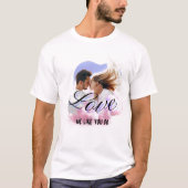 Tshirt van valentijns (Voorkant)