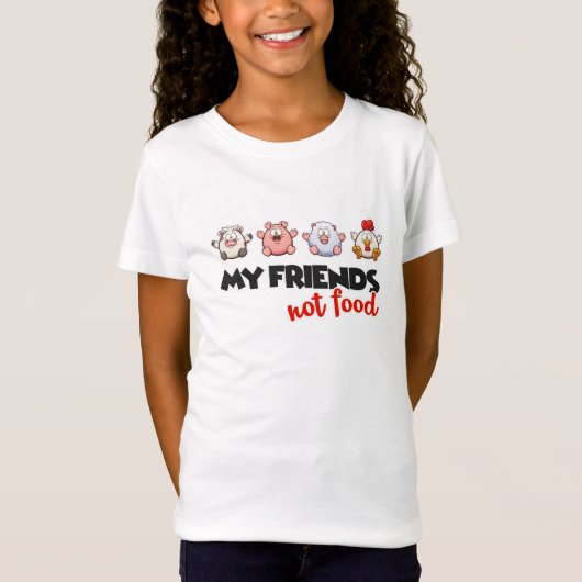 Tshirt Vegan Menina (Voorkant)