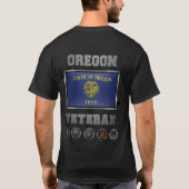 Tshirt vétéran de l'Oregon (Dos)