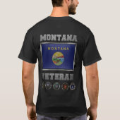 Tshirt vétéran du Montana (Dos)