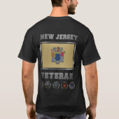 Tshirt vétéran du New Jersey (Dos)