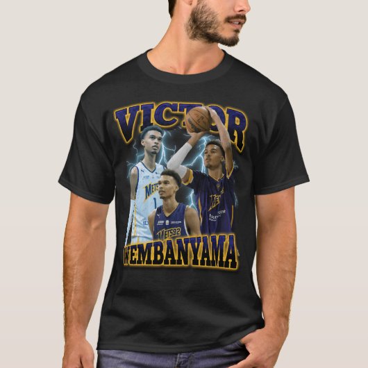 Tshirt Victor Wembanyama Bootleg90 (Devant)