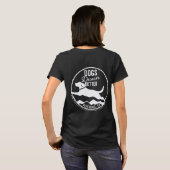 Tshirt voor dames - witte Logo (Achterkant volledig)
