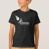 Tshirt zonder taart van kinderen: Het lopen met de (Voorkant)