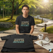 Tshirts amusants, Straight Outta Patience