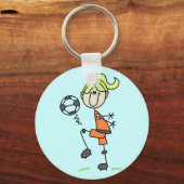 Tshirts en cadeautjes voor voetzoekers sleutelhanger (Voorkant)