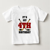 Tshirts et cadeaux pour le 4e anniversaire de hock (Devant)