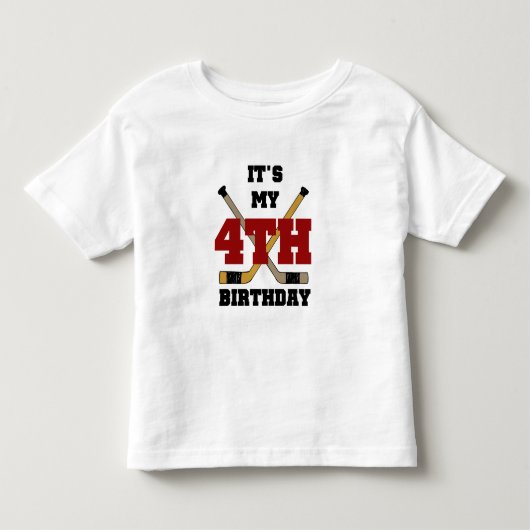 Tshirts et cadeaux pour le 4e anniversaire de hock (Devant)