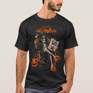 tshirts halloween squelette drôle épouvantable os