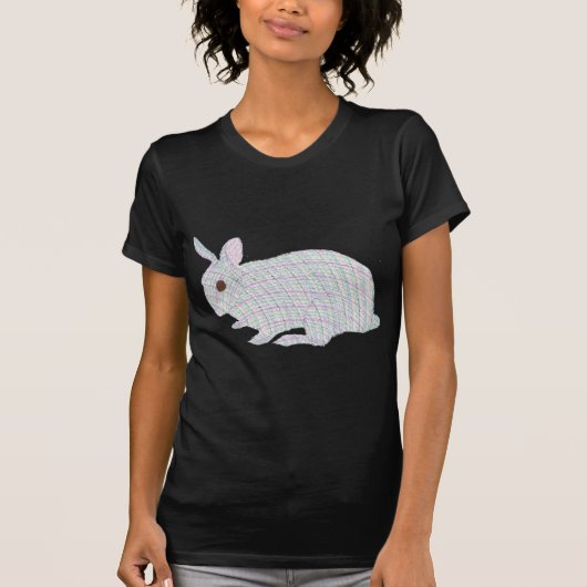 Tshirts Lapin Plaid Colorés (Devant)