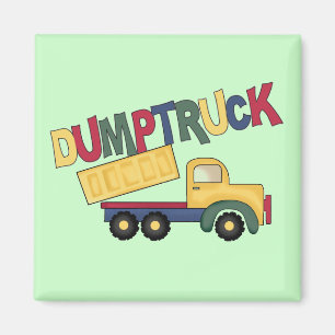 Tshirts met dumpers en cadeaus magneet