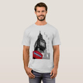 TShirts pour hommes Londres Big Ben Horloge Tower  (Devant entier)