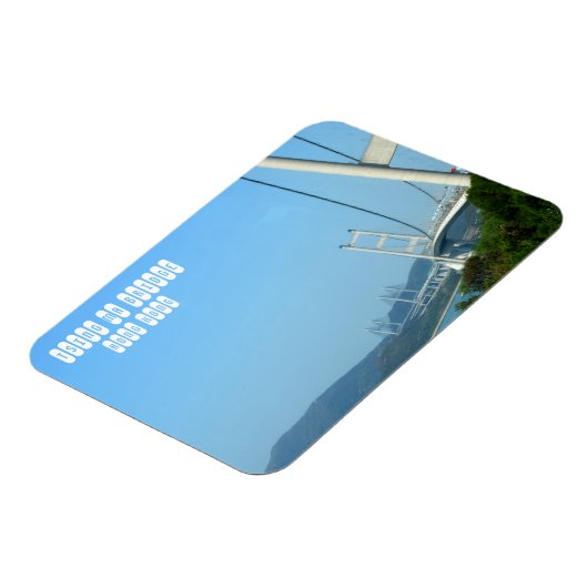 Tsing Ma Bridge in Hong Kong Magneet (Linkerzijde)