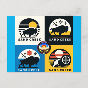 Tsistsistas Cirkel - Sandcreek Briefkaart