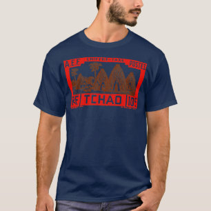 Tsjaad Tsjaad 1930 Afrikaanse postzegel Desi T-shirt