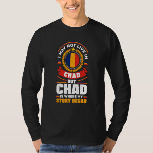 Tsjaad Tsjadisch Tsjaad Vlag Citaat T-shirt