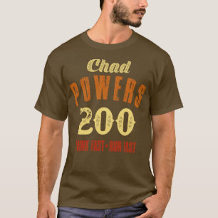 Tsjaadse Bevoegdheden 200  Retrotekst T-shirt