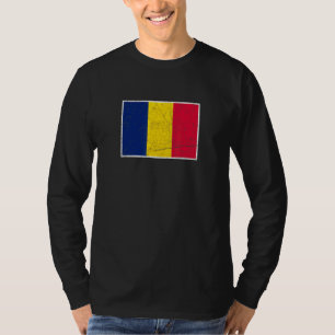 Tsjaadse vlag met Tsjadische nationale kleuren T-shirt