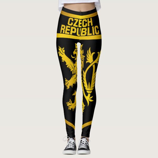 Tsjechië Emblem Leggings (Voorkant)