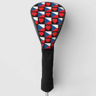 Tsjechië Golf Lover Heart Pattern Golfheadcover