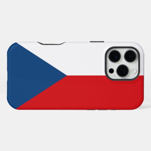 Tsjechië iPhone Hoesje (Achterkant horizontaal)