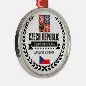 Tsjechië Metalen Ornament (Rechts)