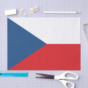Tsjechië mode, Tsjechische vlag tissuepapier