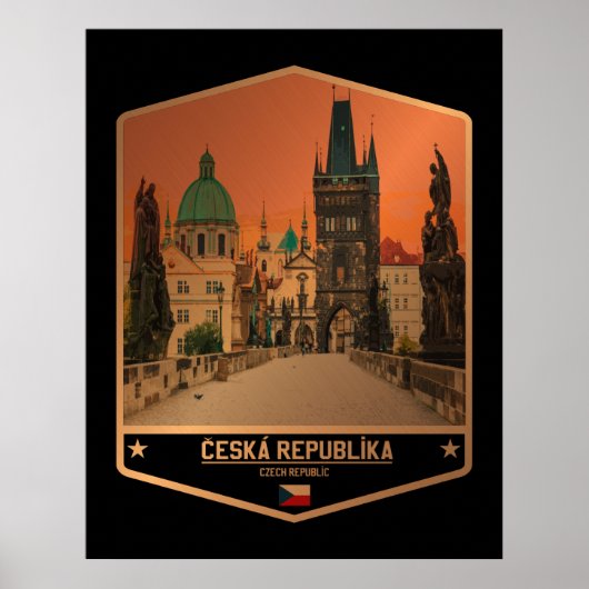 Tsjechië Poster (Voorkant)
