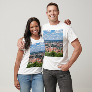 Tsjechië. Praag. Ademhalend uitzicht Hoesje-Mat T-shirt