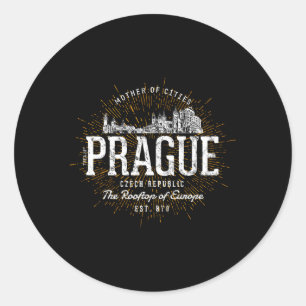 Tsjechië Praag Ronde Sticker